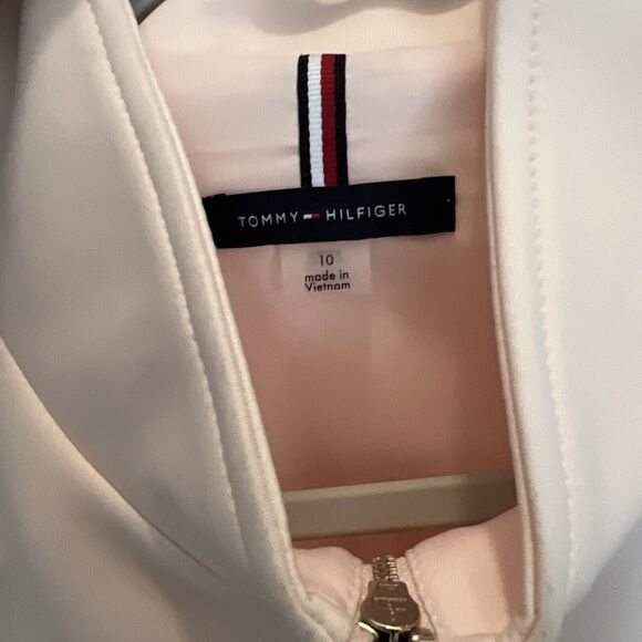 Tommy Hilfiger Sleeveless BodyCon Zip Front Belted Scuba Sheath Dress - Picture 3 of 10